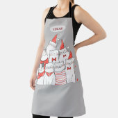  kerstkatten glimlachen schort (Insitu)