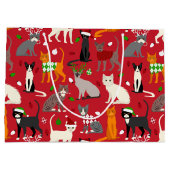 kerstkatten groot cadeauzakje (Achterkant)