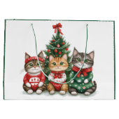 kerstkatten groot cadeauzakje (Achterkant)
