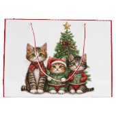 kerstkatten groot cadeauzakje (Achterkant)