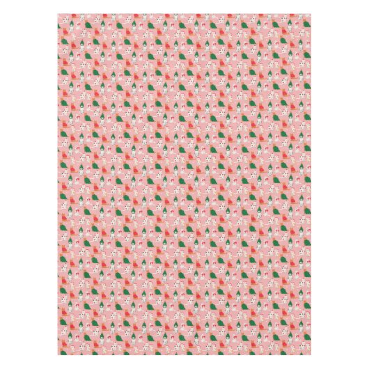 Kerstkatten in feestelijke kleding patroon tafelkleed (Voorkant)