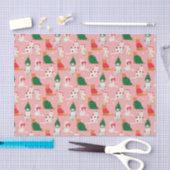 Kerstkatten in feestelijke kleding patroon tissuepapier (Craft)