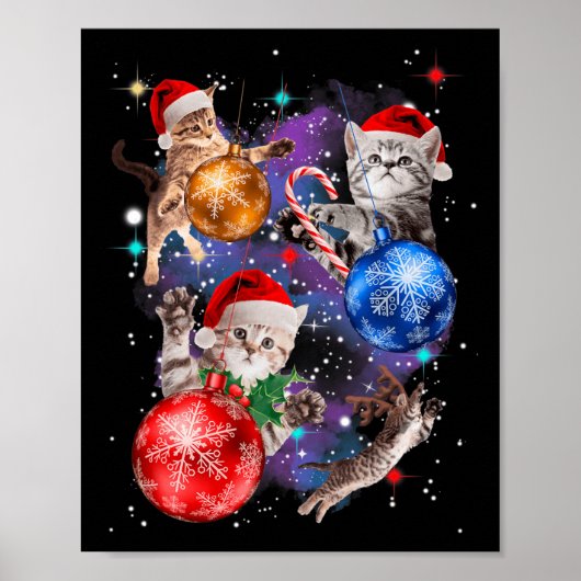 kerstkatten in ruimtesierfilms poster (Voorkant)