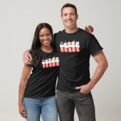 Kerstkatten in sokken Katten Kerstmis T-shirt (Unisex)