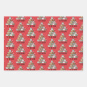 kerstkatten inpakpapier vel (Voorkant 2)