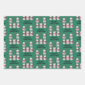 kerstkatten inpakpapier vel (Voorkant 3)