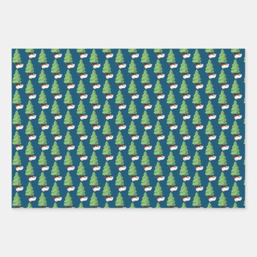 kerstkatten inpakpapier vel (Voorkant 3)