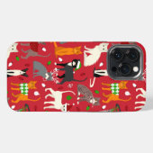 Kerstkatten iPhone Hoesje (Achterkant horizontaal)