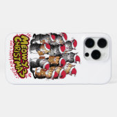 kerstkatten iPhone hoesje (Achterkant horizontaal)