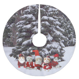 Kerstkatten/Katten Kerstboom Rok