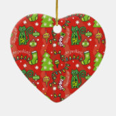 kerstkatten keramisch ornament (Achterkant)