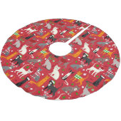 kerstkatten kerstboom rok (Gekanteld)