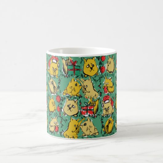 kerstkatten koffiemok (Center)