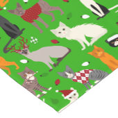 Kerstkatten Kortetafel Korte Tafelloper (Hoek)