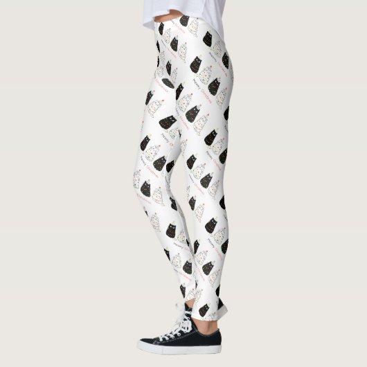 kerstkatten leggings (Links)
