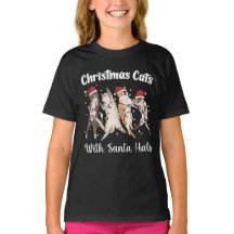 Kerstkatten met kerstmannenhoeden Mooie Grappige V