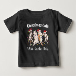 Kerstkatten met kerstmannenmutsen Schattig Grappig
