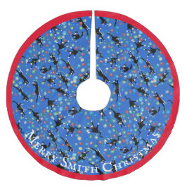 kerstkatten met lichtgewicht kerstboom rok