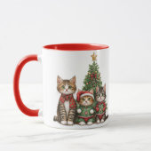 kerstkatten mok (Links)