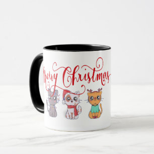 Kerstkatten Mok