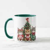 kerstkatten mok (Links)