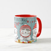 kerstkatten mok (Voorkant rechts)