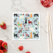 Kerstkatten Napkins Servet (Insitu)