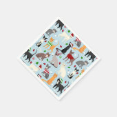 Kerstkatten Napkins Servet (Hoek)