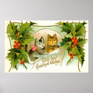 kerstkatten poster