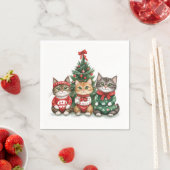 kerstkatten servet (Insitu)