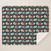 kerstkatten sherpa deken (Voorkant (horizontaal))