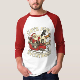 Kerstkatten t-shirt