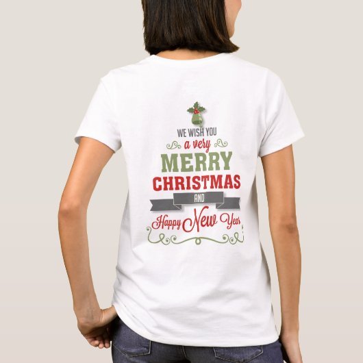 kerstkatten t-shirt (Achterkant)