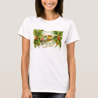 kerstkatten t-shirt