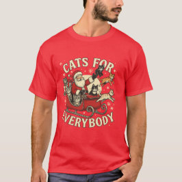 Kerstkatten t-shirt