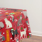 kerstkatten tafelkleed (Voorbeeld)