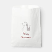 Kerstkatten tekenen Schattigee Katten Bedankzakje (Voorkant)