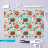 "Kerstkatten" Tissuepapier (Craft)