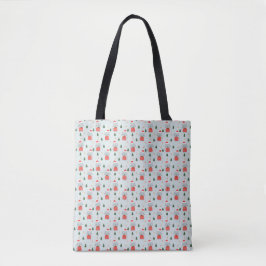 kerstkatten tote bag