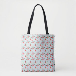 kerstkatten tote bag