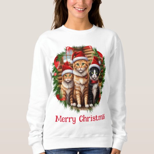 Kerstkatten Trui (Voorkant)