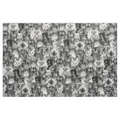 Kerstkatten zwart en wit stof (Yard (91,4 cm))