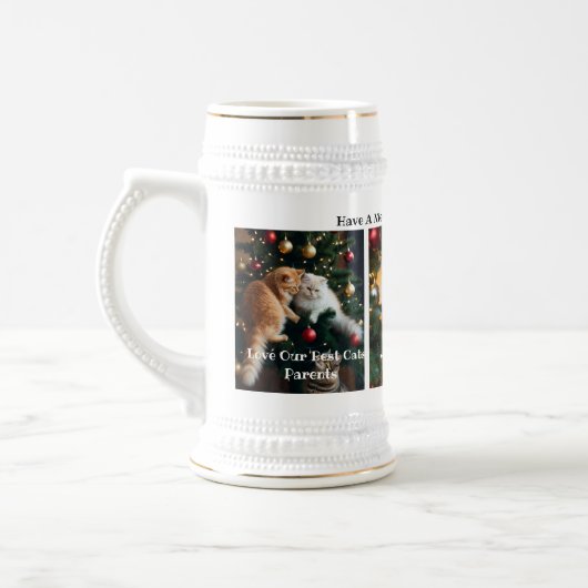 Kerstkattenafbeeldingen, Aanpassen Bierpul (Links)