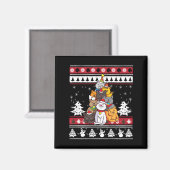 Kerstkattenboom Magneet (Voorkant / Achterkant)