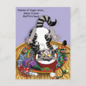 kerstkattenbrood briefkaart (Voorkant)