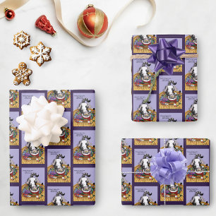 kerstkattenbrood inpakpapier vel