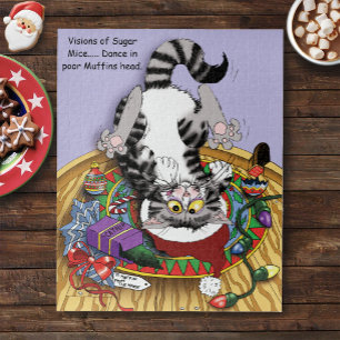 kerstkattenbrood legpuzzel
