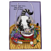 kerstkattenbrood medium cadeauzakje (Voorkant)