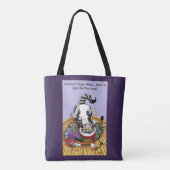 kerstkattenbrood tote bag (Achterkant)