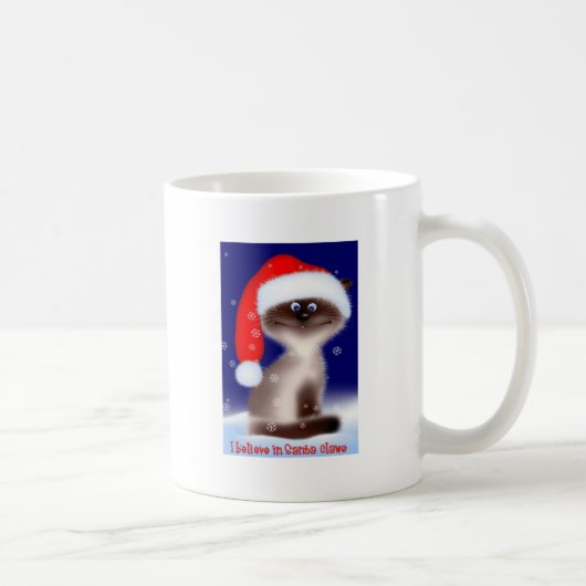 kerstkattenkat Mok voor kerstcadeautjes (Rechts)